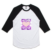 Moa Hearts - Unisex Raglan Tee