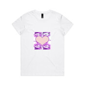 Moa Hearts - Womens Maple Tee