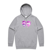Moa Hearts 2 - Unisex Stencil Hoodie