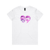 Moa Hearts 2 - Womens Maple Tee