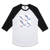 Unicorn love - Unisex Raglan Tee