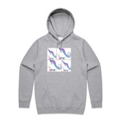 Unicorn love - Unisex Stencil Hoodie